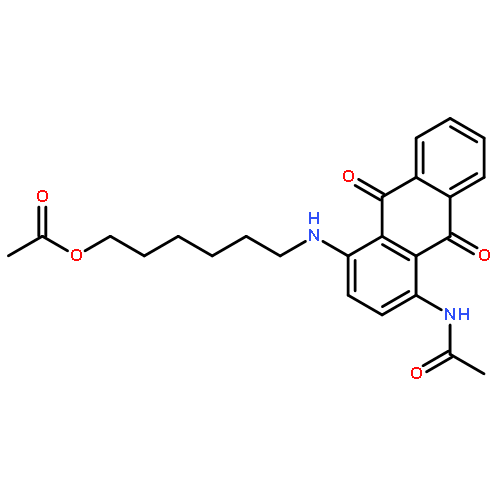 Acetamide,N-[4-[[6-(acetyloxy)hexyl]amino]-9,10-dihydro-9,10-dioxo-1-anthracenyl]-