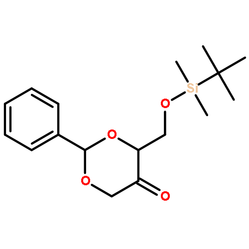 1,3-Dioxan-5-one,4-[[[(1,1-dimethylethyl)dimethylsilyl]oxy]methyl]-2-phenyl-, (2S,4R)-