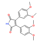 1H-Pyrrole-2,5-dione, 3,4-bis(3,4-dimethoxyphenyl)-