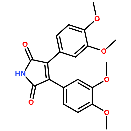 1H-Pyrrole-2,5-dione, 3,4-bis(3,4-dimethoxyphenyl)-