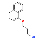 1-Propanamine, N-methyl-3-(1-naphthalenyloxy)-