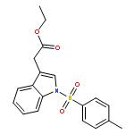 1H-Indole-3-acetic acid, 1-[(4-methylphenyl)sulfonyl]-, ethyl ester