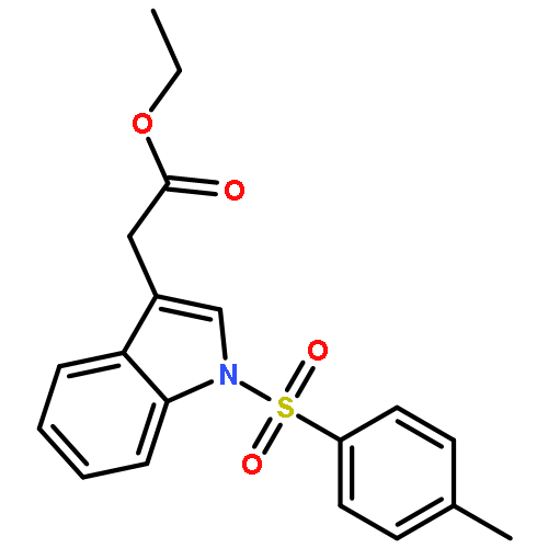 1H-Indole-3-acetic acid, 1-[(4-methylphenyl)sulfonyl]-, ethyl ester