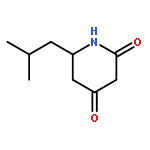 2,4-Piperidinedione, 6-(2-methylpropyl)-, (6S)-