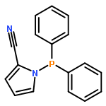 1H-Pyrrole-2-carbonitrile, 1-(diphenylphosphino)-