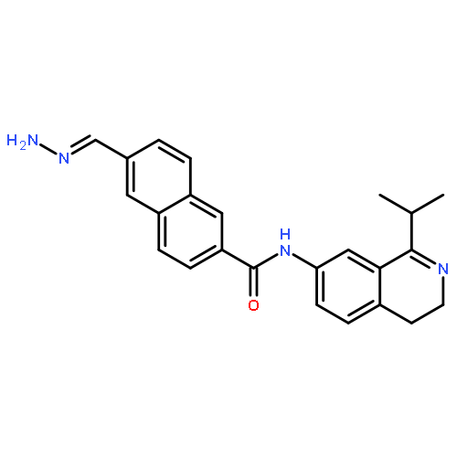 2-Naphthalenecarboxamide,6-(aminoiminomethyl)-N-[3,4-dihydro-1-(1-methylethyl)-7-isoquinolinyl]-