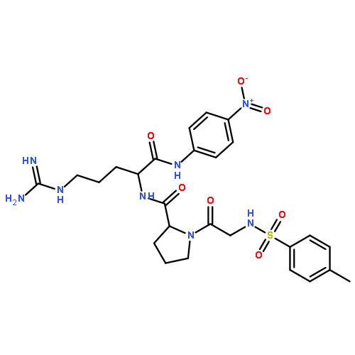 L-Argininamide,N-[(4-methylphenyl)sulfonyl]glycyl-L-prolyl-N-(4-nitrophenyl)-