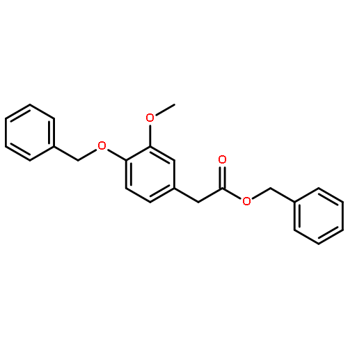 Benzeneacetic acid, 3-methoxy-4-(phenylmethoxy)-, phenylmethyl ester