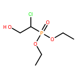 Phosphonic acid, (1-chloro-2-hydroxyethyl)-, diethyl ester