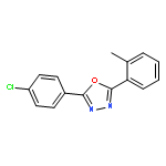 1,3,4-OXADIAZOLE, 2-(4-CHLOROPHENYL)-5-(2-METHYLPHENYL)-