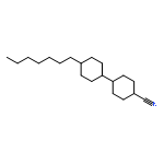 [1,1'-Bicyclohexyl]-4-carbonitrile,4'-heptyl-, (trans,trans)-