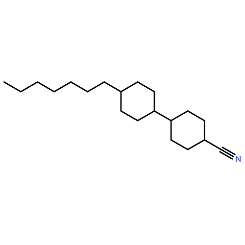 [1,1'-Bicyclohexyl]-4-carbonitrile,4'-heptyl-, (trans,trans)-