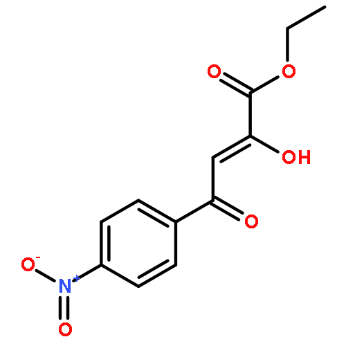 2-Butenoic acid, 2-hydroxy-4-(4-nitrophenyl)-4-oxo-, ethyl ester