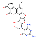 Formamide,N-(2,6-diamino-1,4-dihydro-4-oxo-5-pyrimidinyl)-N-[(6aS,8R,9R,9aR)-1,2,3,6a,8,9,9a,11-octahydro-9-hydroxy-4-methoxy-1,11-dioxocyclopenta[c]furo[3',2':4,5]furo[2,3-h][1]benzopyran-8-yl]-