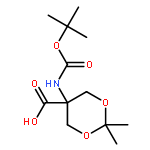 1,3-Dioxane-5-carboxylic acid,5-[[(1,1-dimethylethoxy)carbonyl]amino]-2,2-dimethyl-