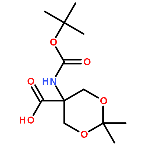 1,3-Dioxane-5-carboxylic acid,5-[[(1,1-dimethylethoxy)carbonyl]amino]-2,2-dimethyl-