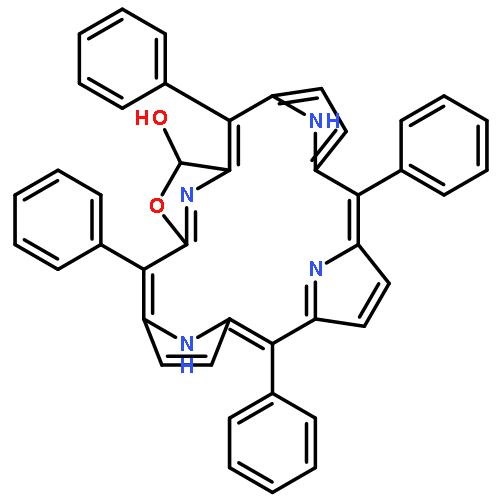 4-OXA-21,22,23,24-TETRAAZAPENTACYCLO[16.2.1.13,6.18,11.113,16]TETRACOSA-1,3(24),6,8,10,12,14,16(22),17,19-DECAEN-5-OL, 2,7,12,17-TETRAPHENYL-