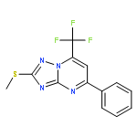 [1,2,4]Triazolo[1,5-a]pyrimidine,2-(methylthio)-5-phenyl-7-(trifluoromethyl)-