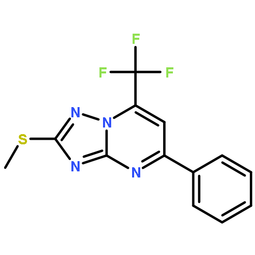 [1,2,4]Triazolo[1,5-a]pyrimidine,2-(methylthio)-5-phenyl-7-(trifluoromethyl)-