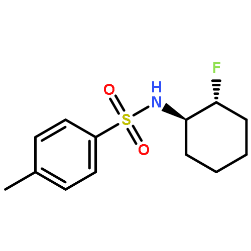 Benzenesulfonamide, N-[(1R,2R)-2-fluorocyclohexyl]-4-methyl-, rel-