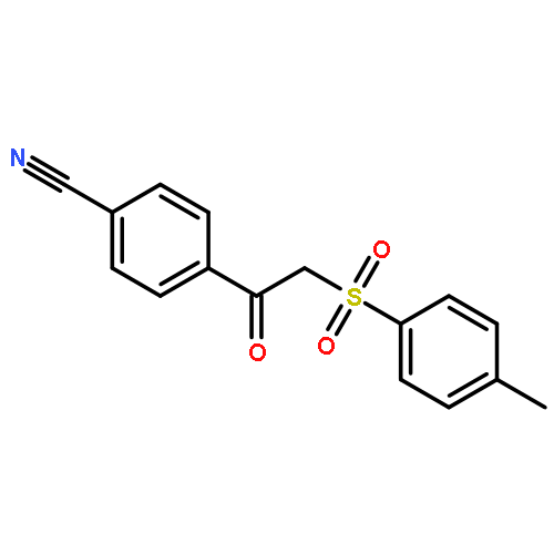 Benzonitrile, 4-[[(4-methylphenyl)sulfonyl]acetyl]-