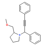 Pyrrolidine, 1-[(1S)-1,3-diphenyl-2-propynyl]-2-(methoxymethyl)-, (2S)-