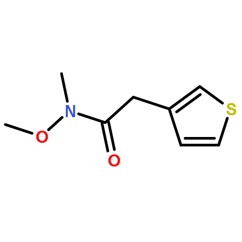 3-Thiopheneacetamide, N-methoxy-N-methyl-