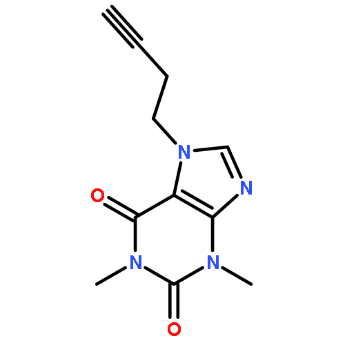 1H-Purine-2,6-dione, 7-(3-butynyl)-3,7-dihydro-1,3-dimethyl-