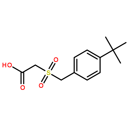 Acetic acid, [[[4-(1,1-dimethylethyl)phenyl]methyl]sulfonyl]-