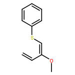 BENZENE, [(2-METHOXY-1,3-BUTADIENYL)THIO]-