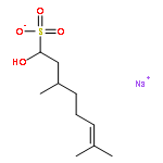 6-Octene-1-sulfonicacid, 1-hydroxy-3,7-dimethyl-, sodium salt (1:1)