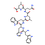 L-Leucine,L-tryptophyl-L-histidyl-L-tryptophyl-L-leucyl-L-glutaminyl-