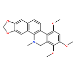 1,2,4-trimethoxy-12-methyl-12,13-dihydro-[1,3]dioxolo[4',5':4,5]benzo[1,2-c]phenanthridine