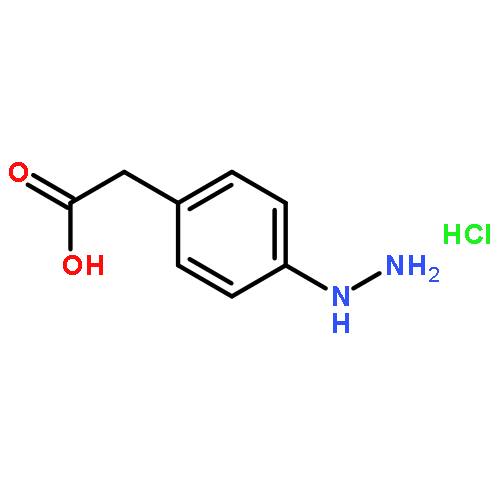 Benzeneacetic acid,4-hydrazinyl-, hydrochloride (1:1)