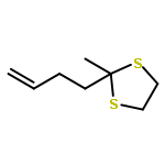 1,3-DITHIOLANE, 2-(3-BUTENYL)-2-METHYL-