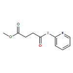 BUTANOIC ACID, 4-OXO-4-(2-PYRIDINYLTHIO)-, METHYL ESTER