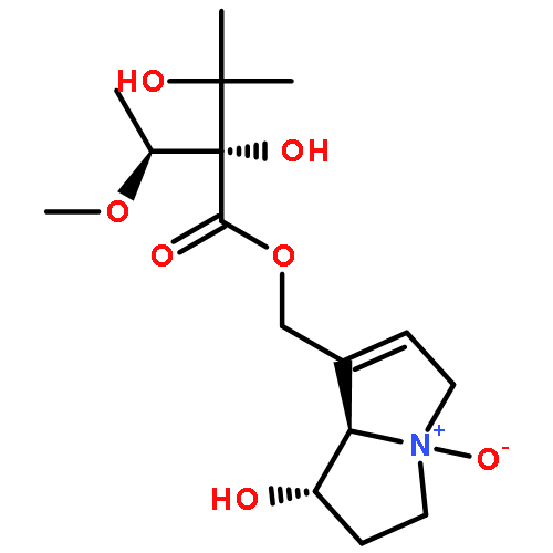 (1-hydroxy-4-oxido-2,3,5,7a-tetrahydro-1H-pyrrolizin-7-yl)methyl 2,3-dihydroxy-2-(1-methoxyethyl)-3-methylbutanoate (non-preferred name)