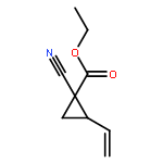 Cyclopropanecarboxylic acid, 1-cyano-2-ethenyl-, ethyl ester