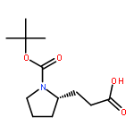 2-Pyrrolidinepropanoic acid, 1-[(1,1-dimethylethoxy)carbonyl]-, (2S)-