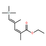 2,4-Pentadienoic acid, 2,4-dimethyl-5-(trimethylstannyl)-, ethyl ester,(2E,4Z)-