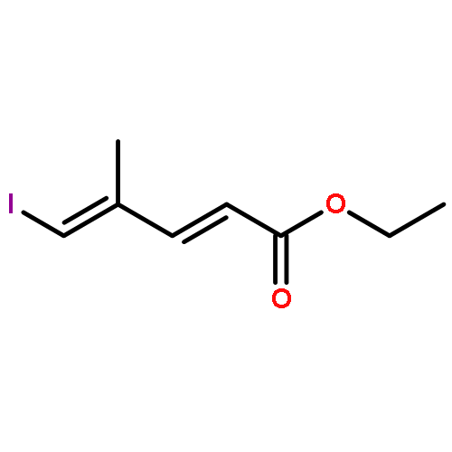 2,4-Pentadienoic acid, 5-iodo-4-methyl-, ethyl ester, (2Z,4Z)-