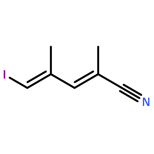 2,4-Pentadienenitrile, 5-iodo-2,4-dimethyl-, (2Z,4Z)-