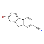 9H-Fluorene-2-carbonitrile, 7-bromo-