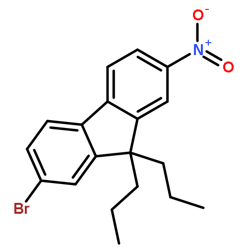 9H-Fluorene, 2-bromo-7-nitro-9,9-dipropyl-