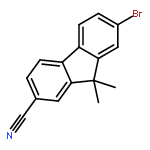 9H-Fluorene-2-carbonitrile, 7-bromo-9,9-dimethyl-