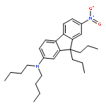 9H-Fluoren-2-amine, N,N-dibutyl-7-nitro-9,9-dipropyl-