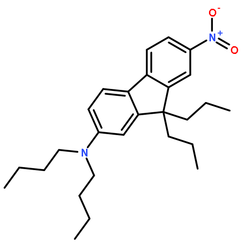 9H-Fluoren-2-amine, N,N-dibutyl-7-nitro-9,9-dipropyl-