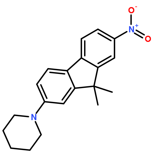 Piperidine, 1-(9,9-dimethyl-7-nitro-9H-fluoren-2-yl)-