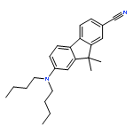 9H-Fluorene-2-carbonitrile, 7-(dibutylamino)-9,9-dimethyl-