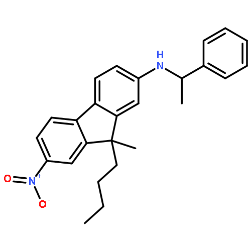 9H-Fluoren-2-amine, 9-butyl-9-methyl-7-nitro-N-[(1S)-1-phenylethyl]-